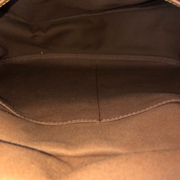 Authentic LOUIS VUITTON Saumur 35 Monogram Two Sided Shoulder Bag LV DUST BAG - Picture 11 of 17